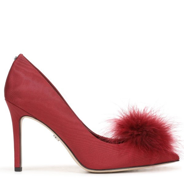 HAZEL PLUSH red